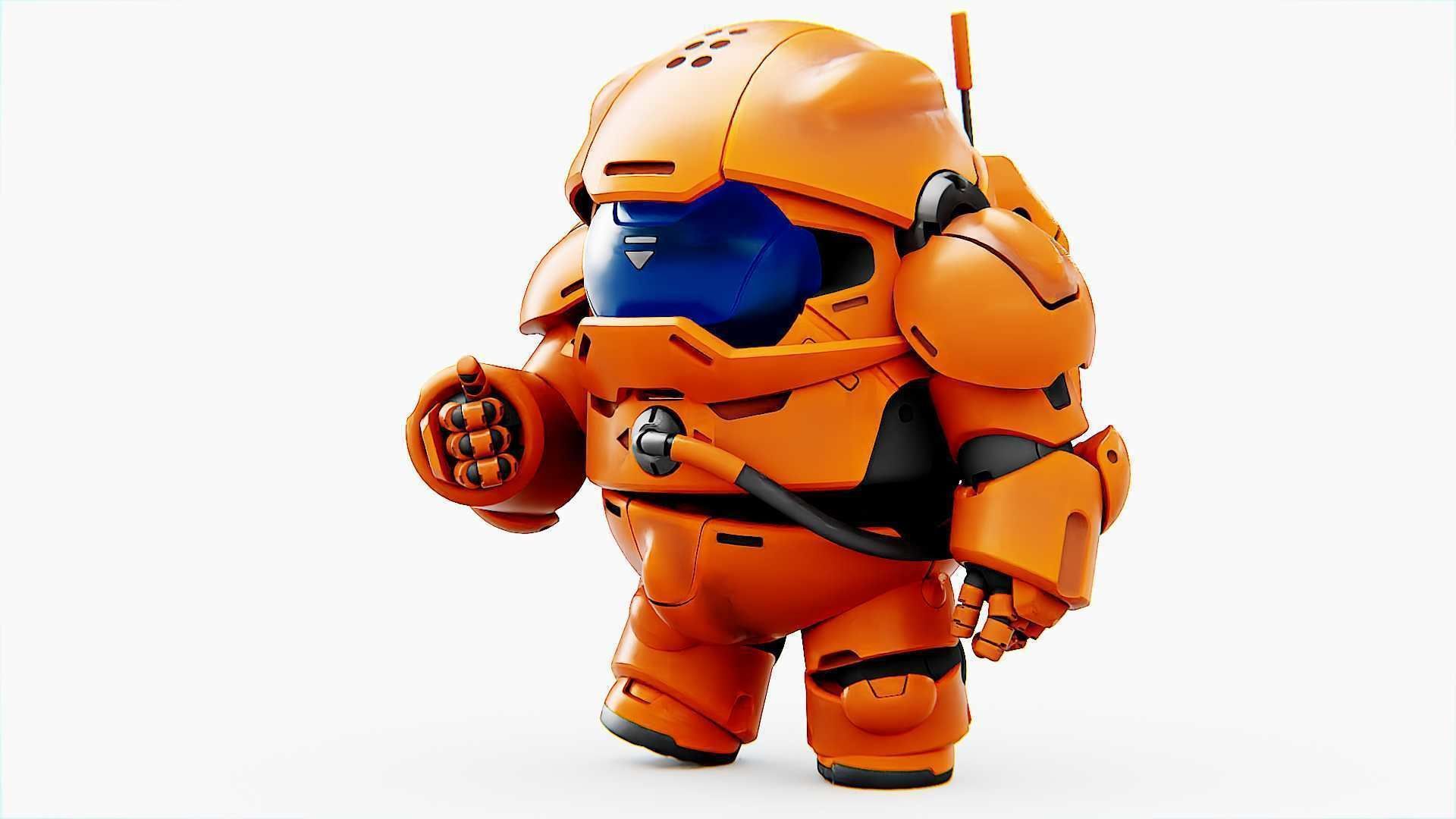 AMONG US   Rigged for Unreal Engine - Unity - MIXAMO 3D model_3