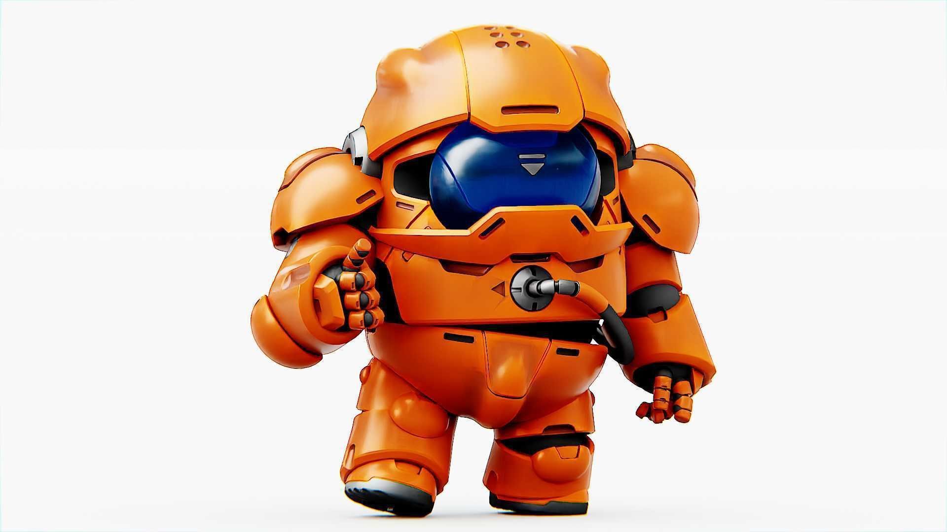 AMONG US   Rigged for Unreal Engine - Unity - MIXAMO 3D model_13