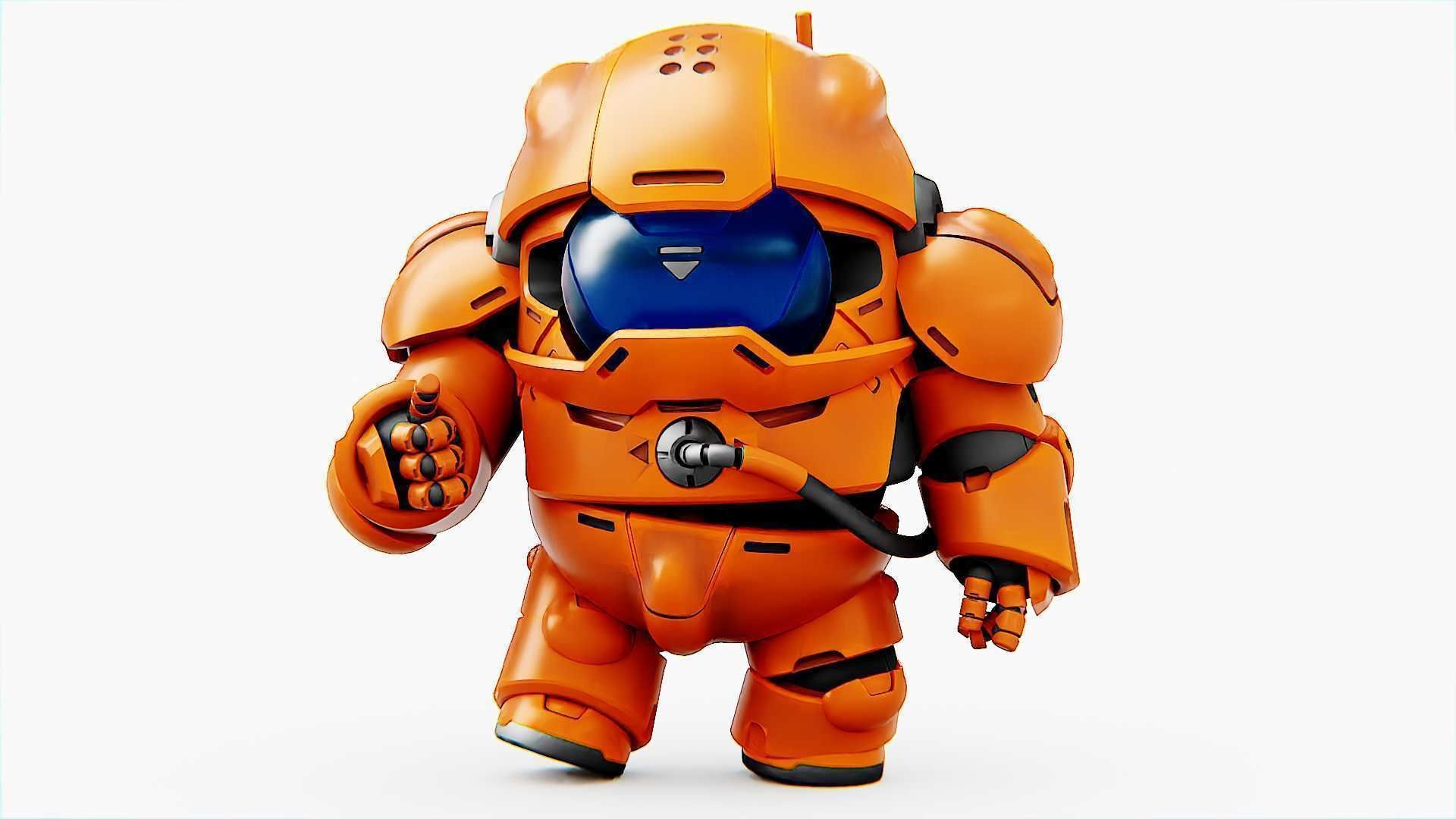 AMONG US   Rigged for Unreal Engine - Unity - MIXAMO 3D model_2