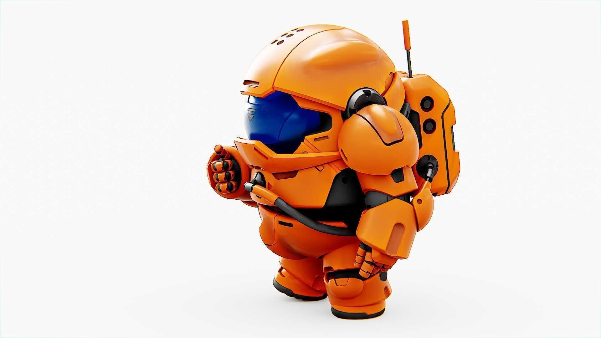 AMONG US   Rigged for Unreal Engine - Unity - MIXAMO 3D model_4