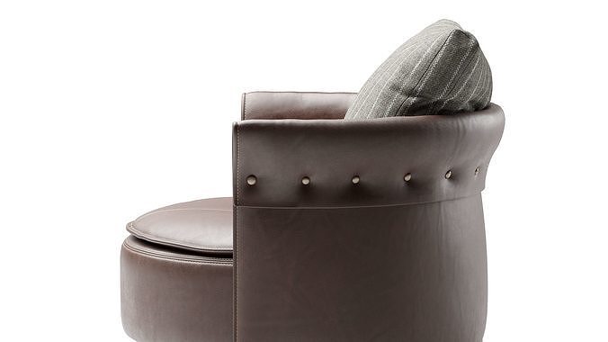 Charme Longhi Armchair 3D model 3