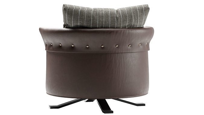 Charme Longhi Armchair 3D model 4