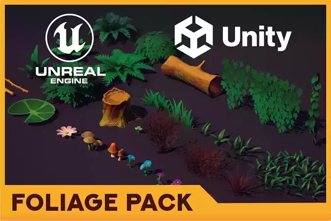 Emberlight Stylized Foliage Pack