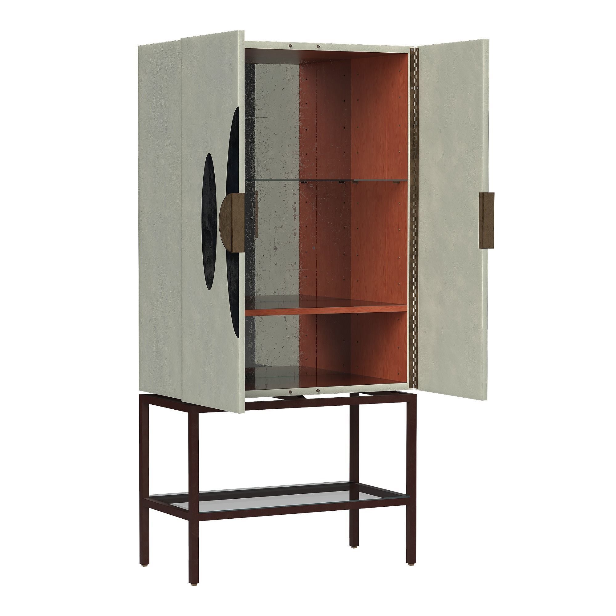 Phoenix Drinks Cabinet SKU 5208 VEL PKV 3D model_3