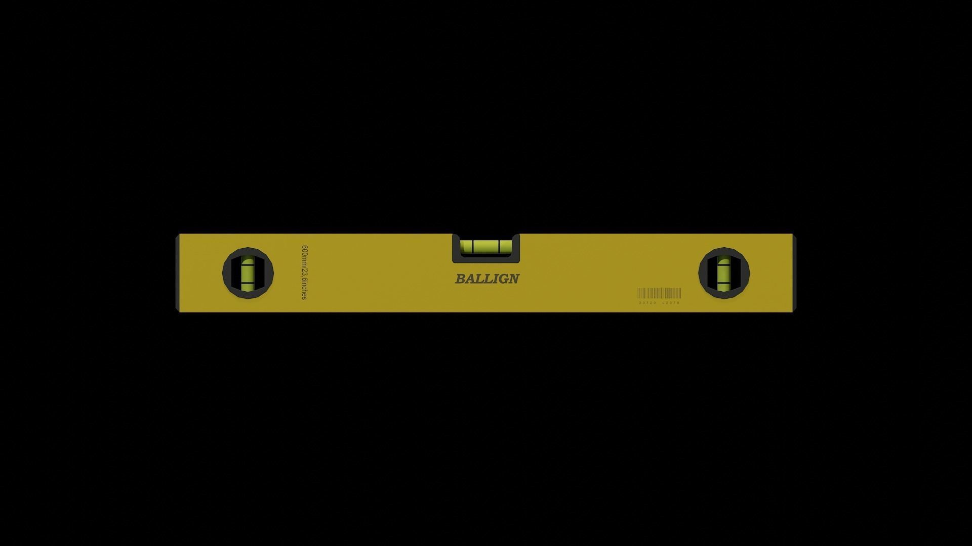 Spirit Level Low-poly 3D model_2