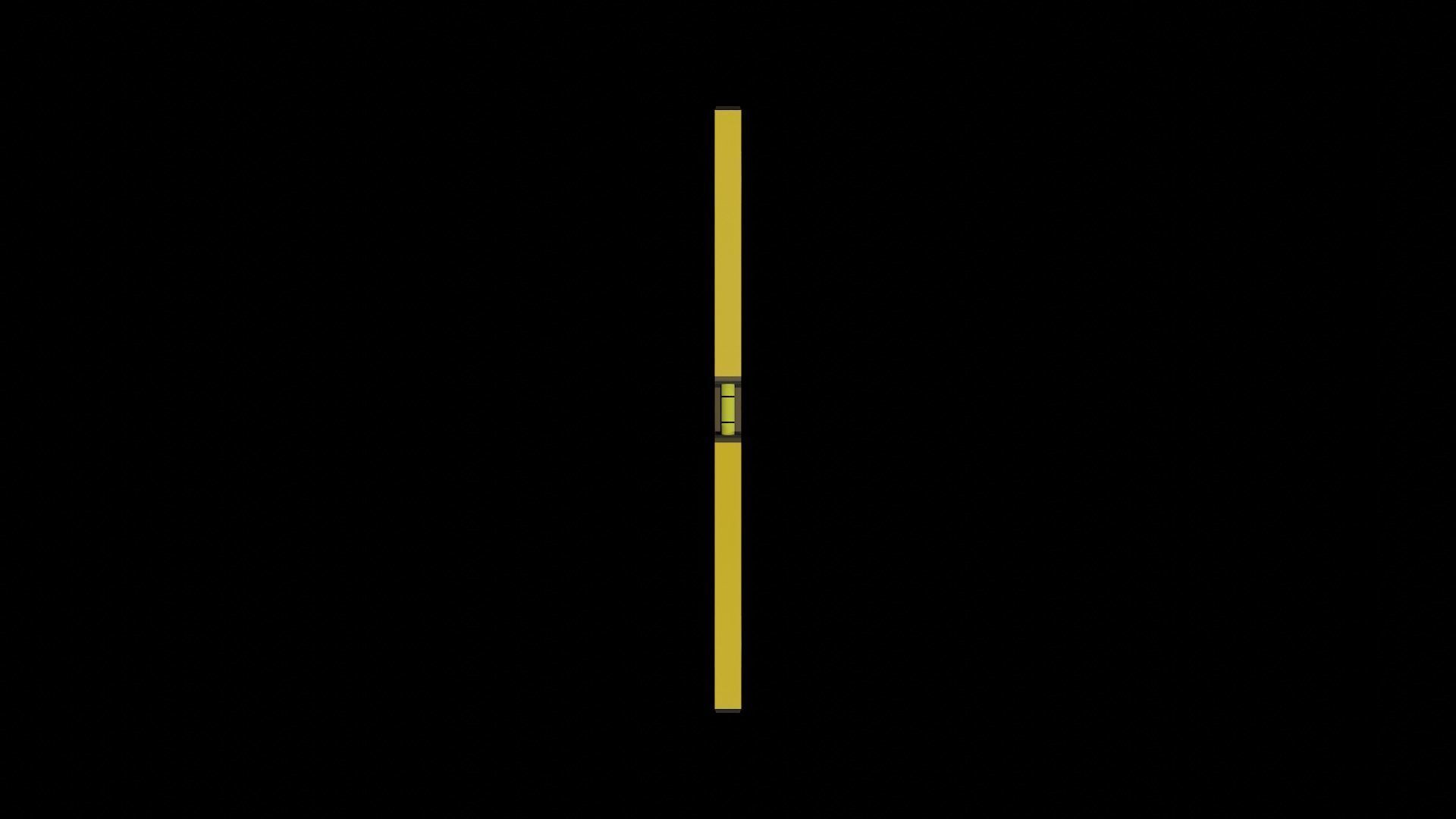 Spirit Level Low-poly 3D model_6