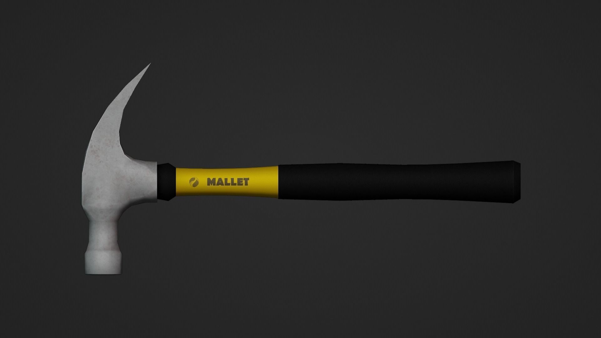 Hammer Low-poly 3D model_19