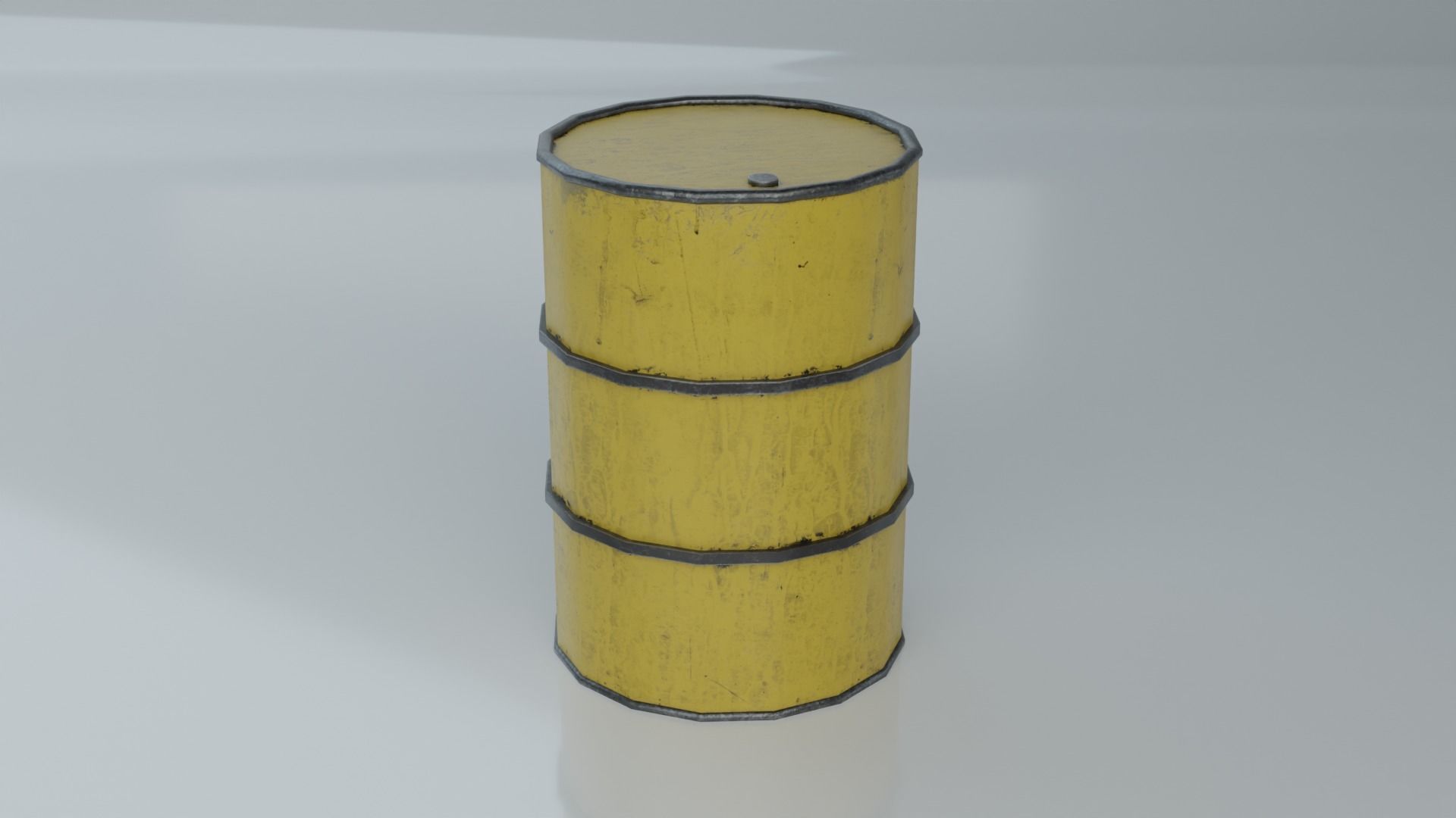 Resources Pack - Barrels Low-poly 3D model_7