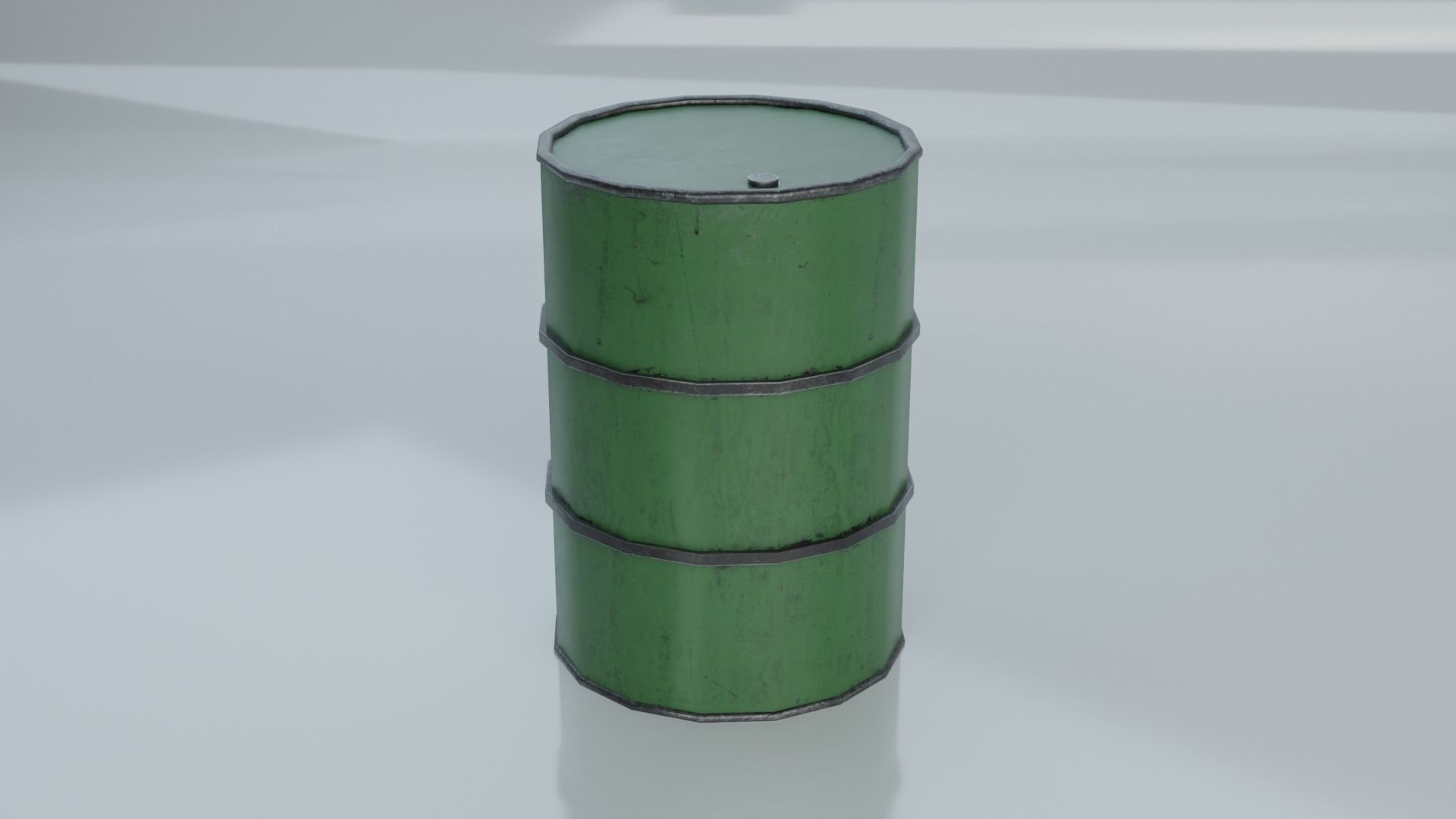 Resources Pack - Barrels Low-poly 3D model_4