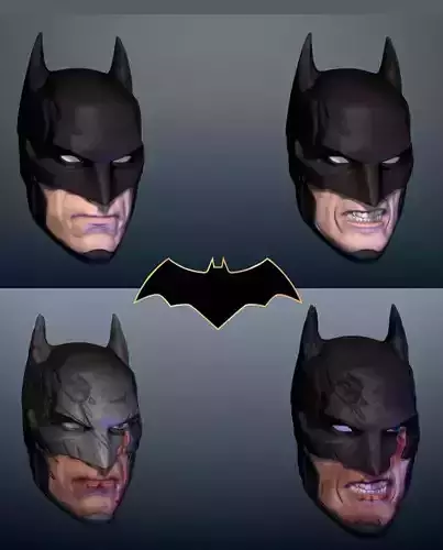 Batman Headsculpt - Pack Mezco One12 Style
