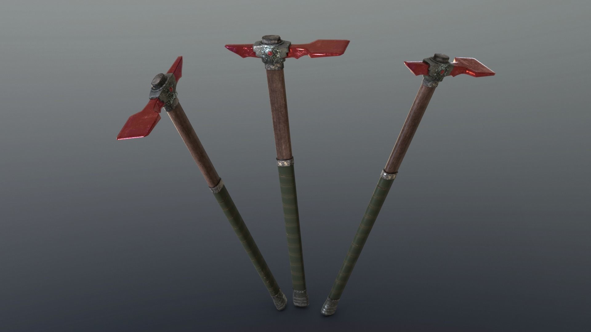 Hoe - Ruby Low-poly 3D model_5