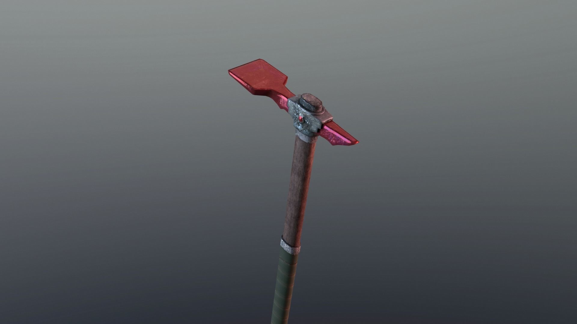 Hoe - Ruby Low-poly 3D model_2