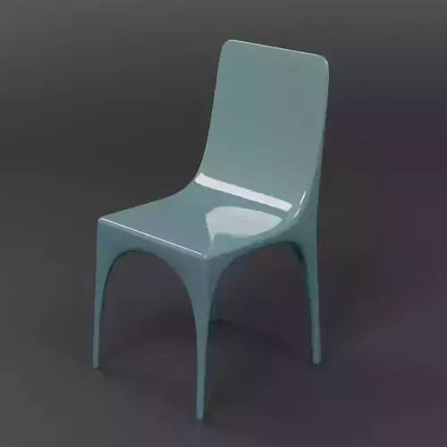 Blue Plastic Chair