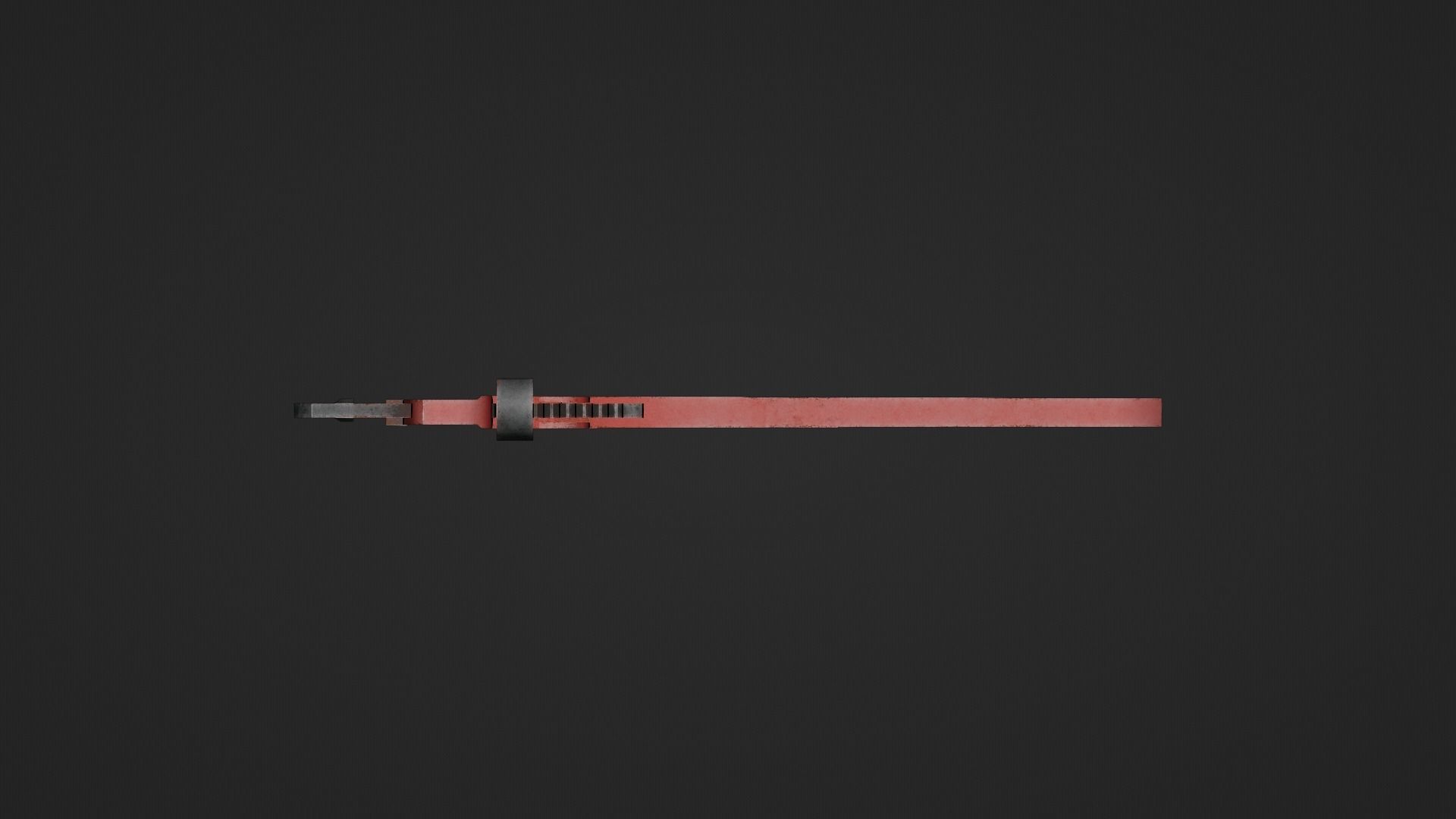 Pipe Wrench Low-poly 3D model_13