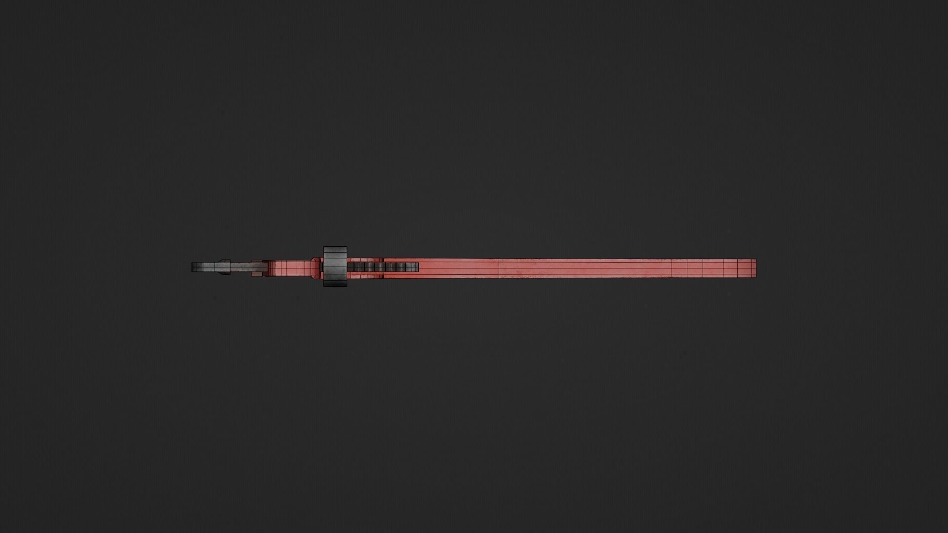 Pipe Wrench Low-poly 3D model_14