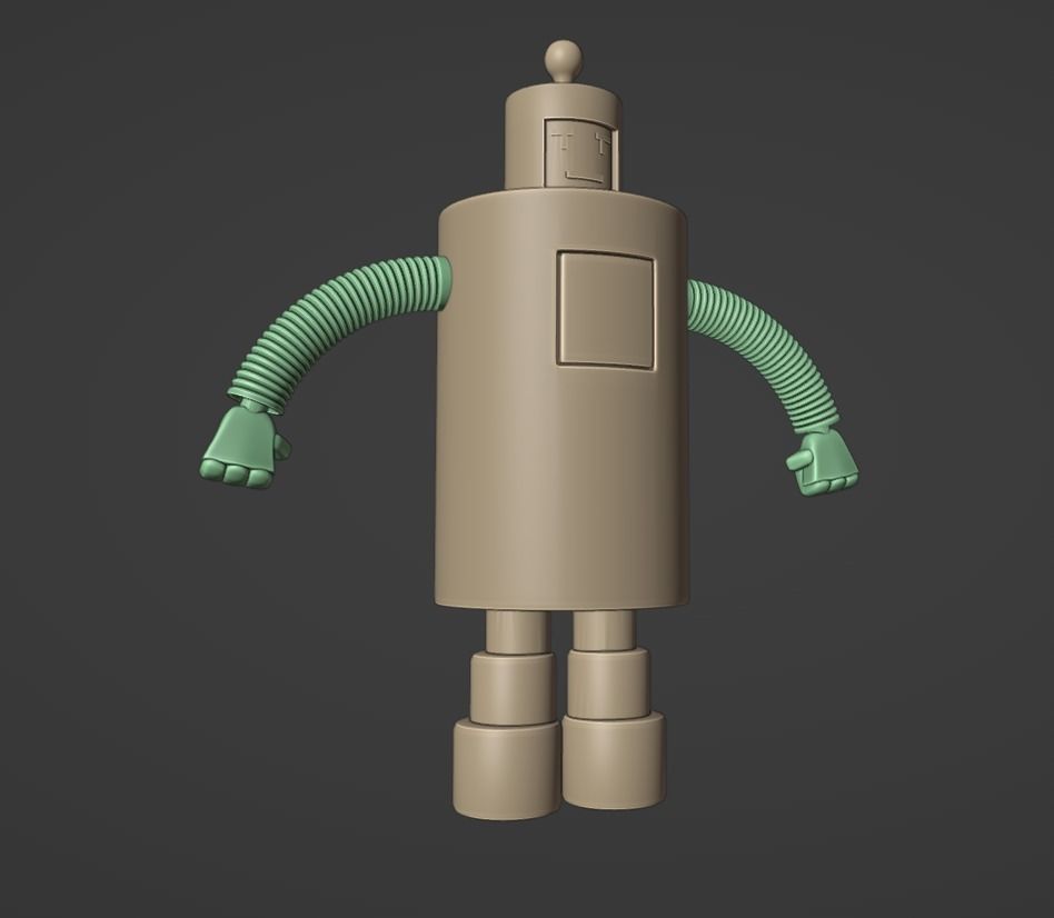 AquaTeen Rudy the Robot 3D print model_8