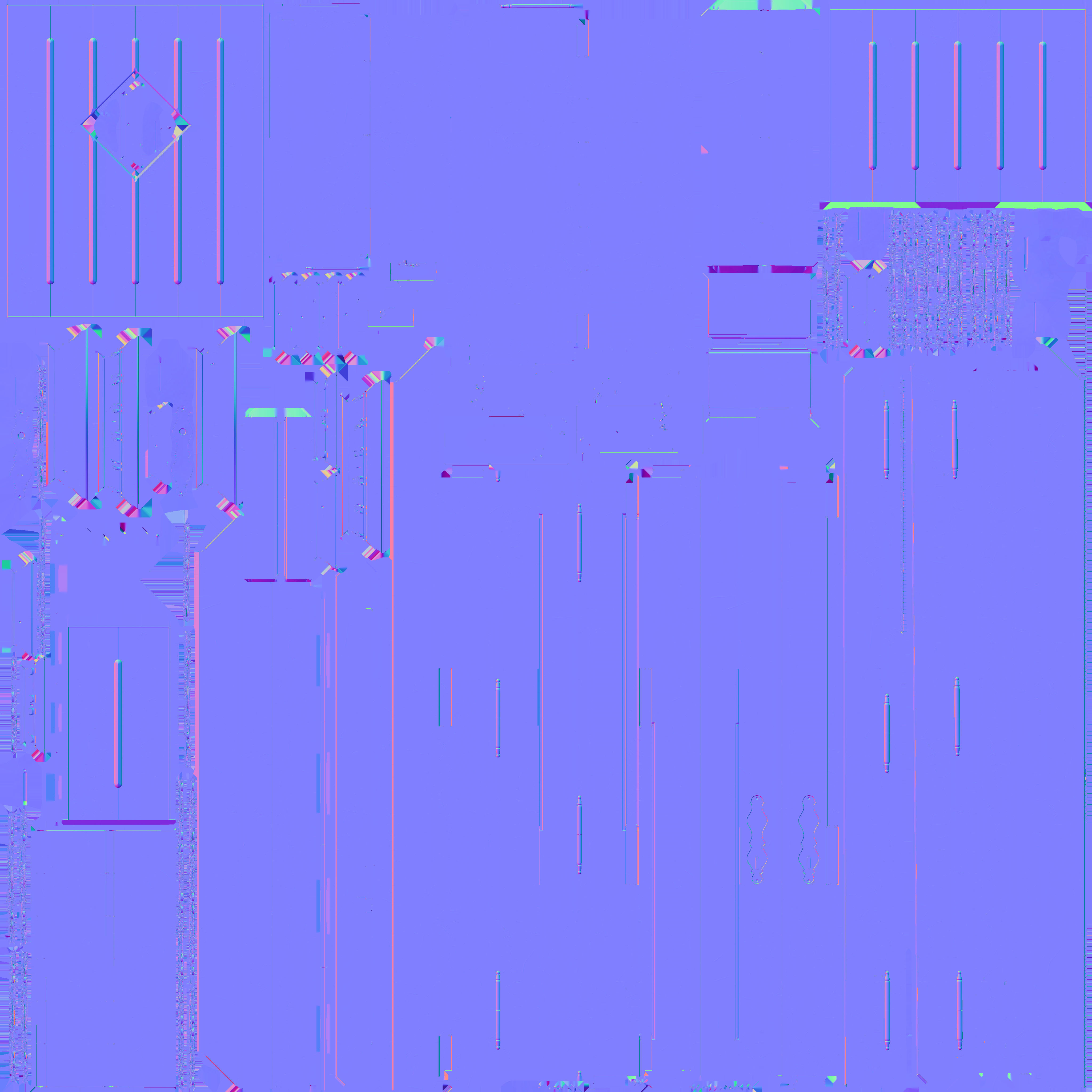 Wood Door 4 3D model_4