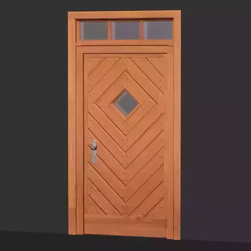 Wood Entrance Door 5