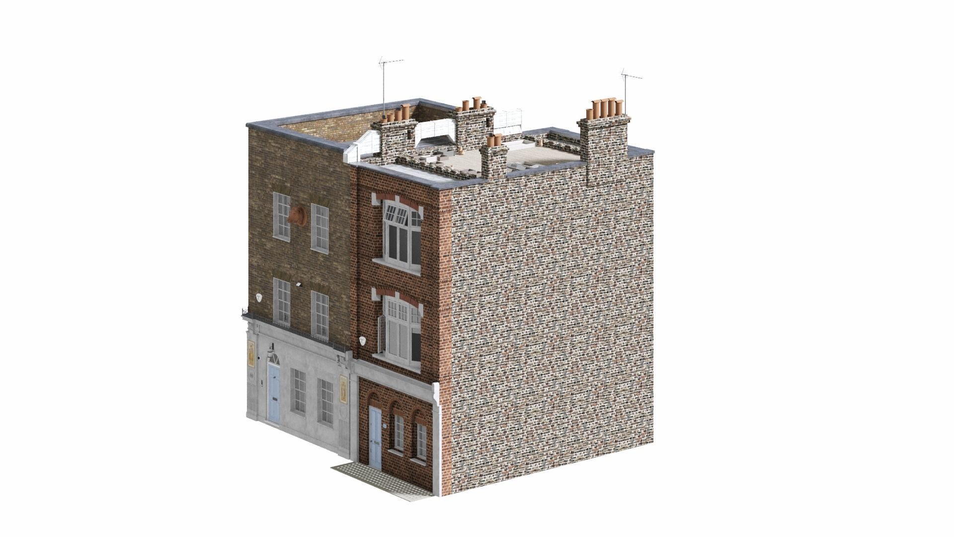 England building at old church str 44-46 London 3D model_9
