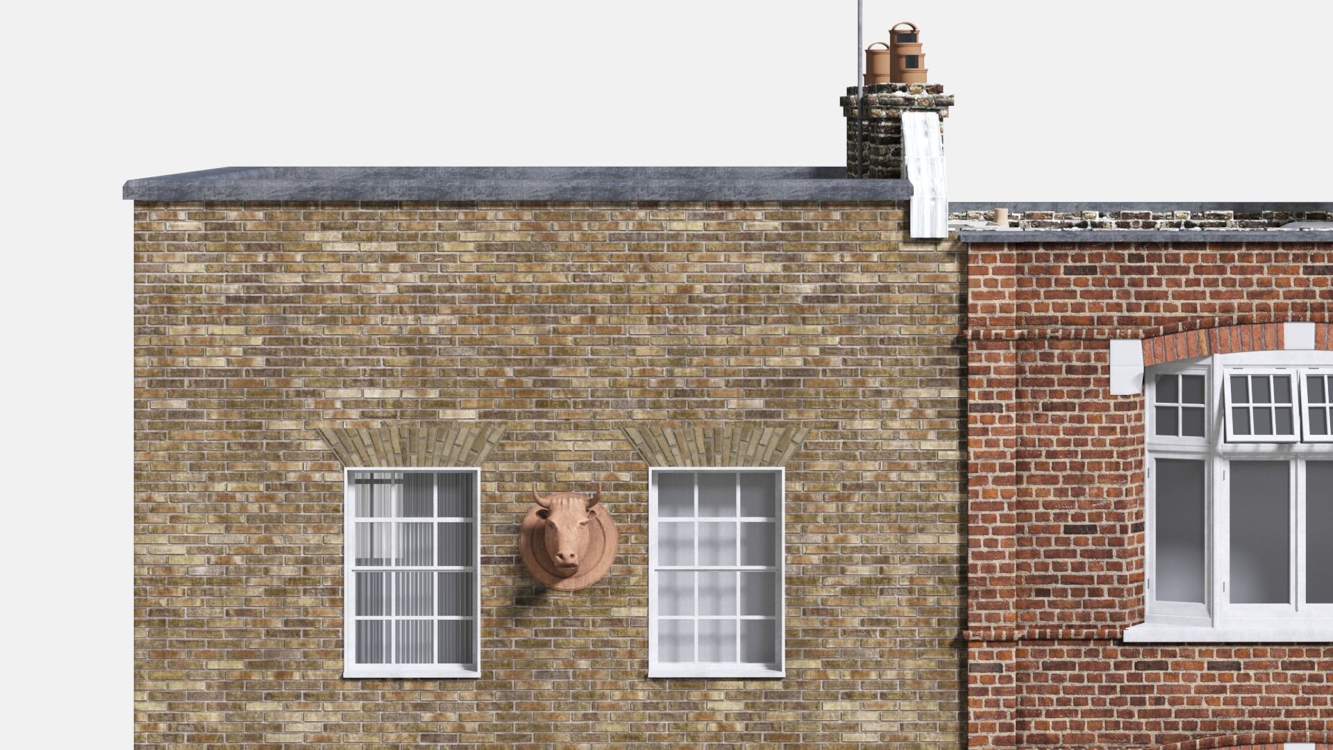 England building at old church str 44-46 London 3D model_5