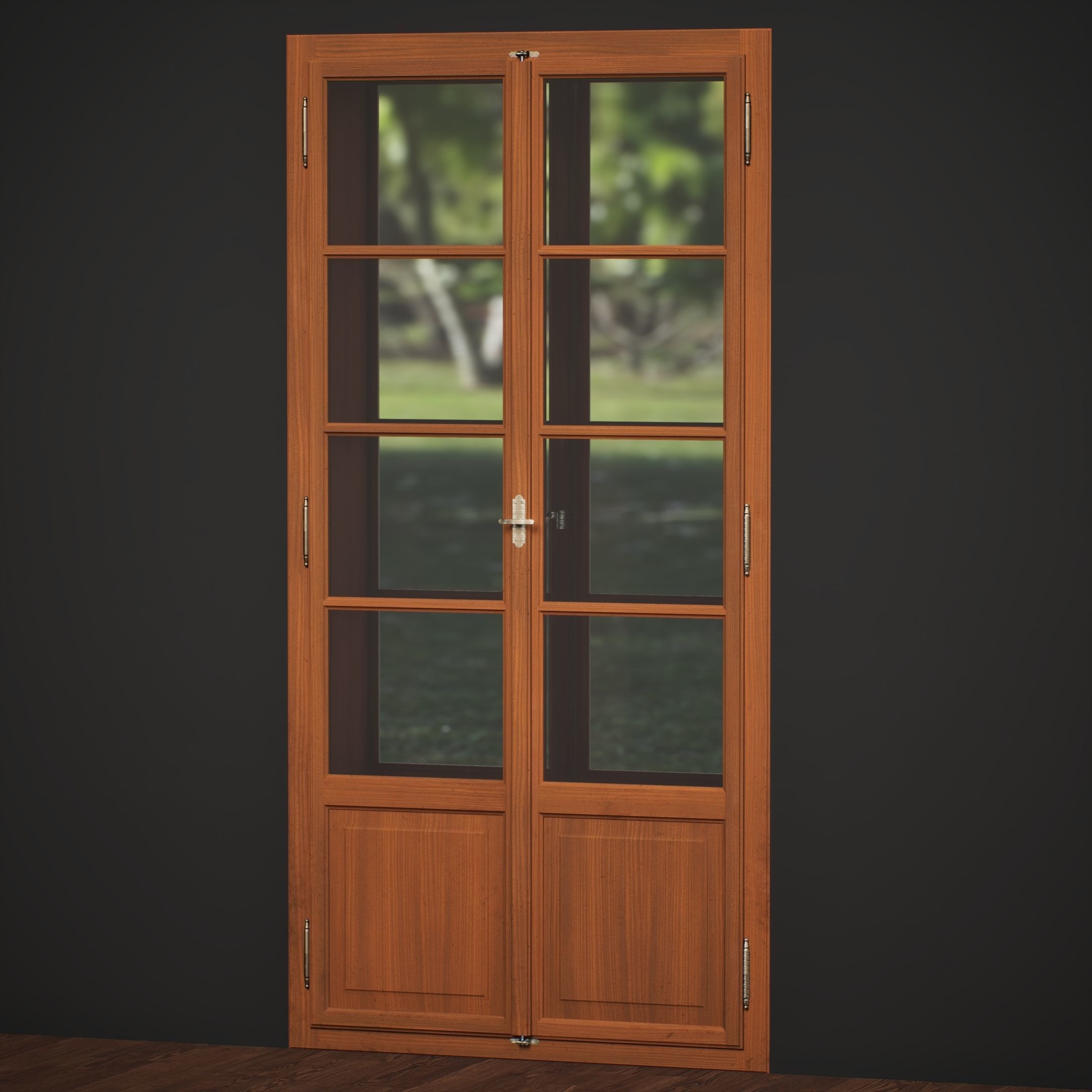 Balcony Door 6 3D model_1