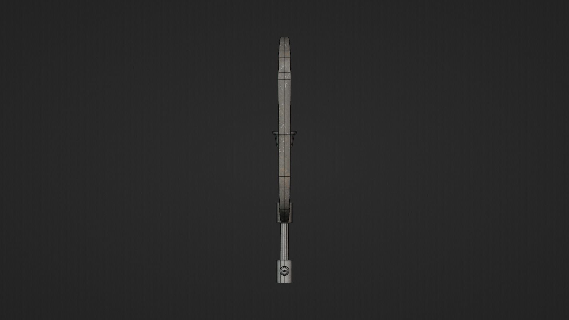 C-Clamp Metallic Clamp  Low-poly 3D model_18