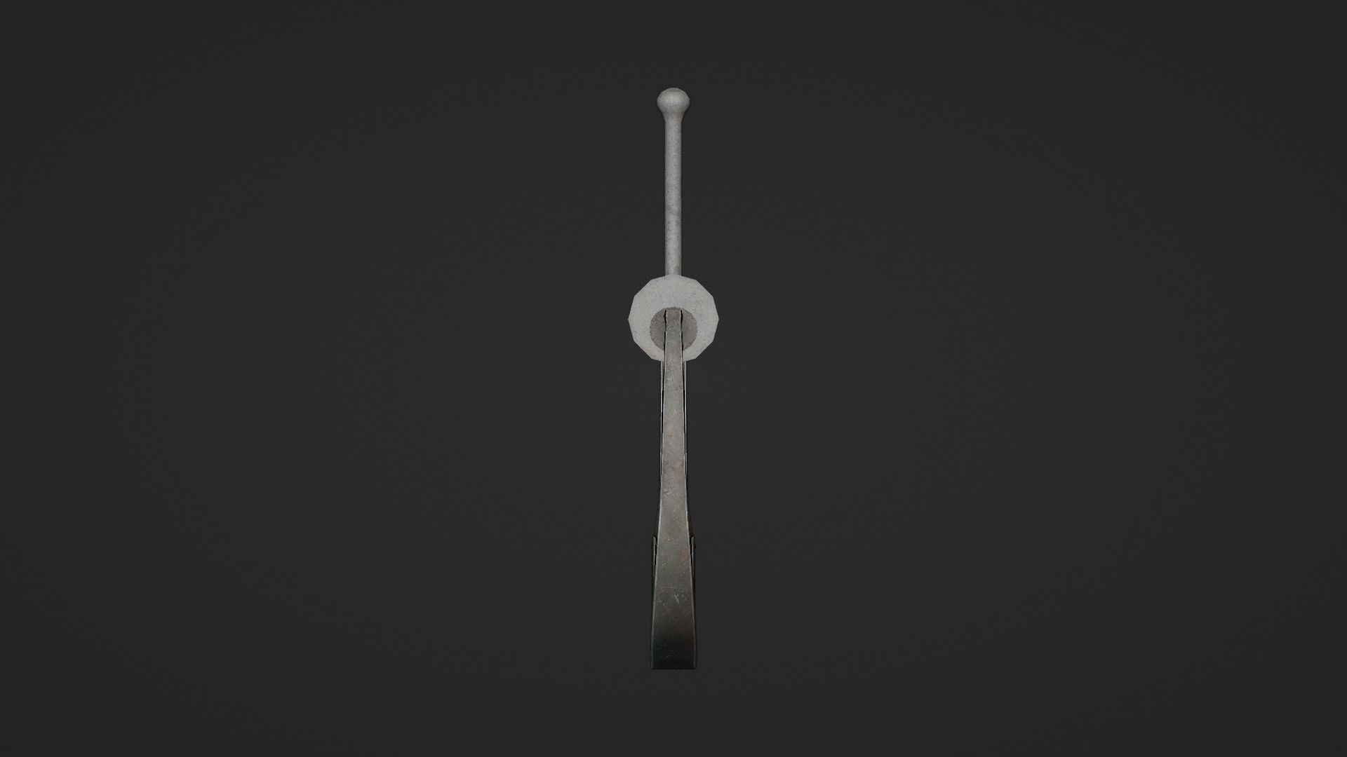 C-Clamp Metallic Clamp  Low-poly 3D model_19