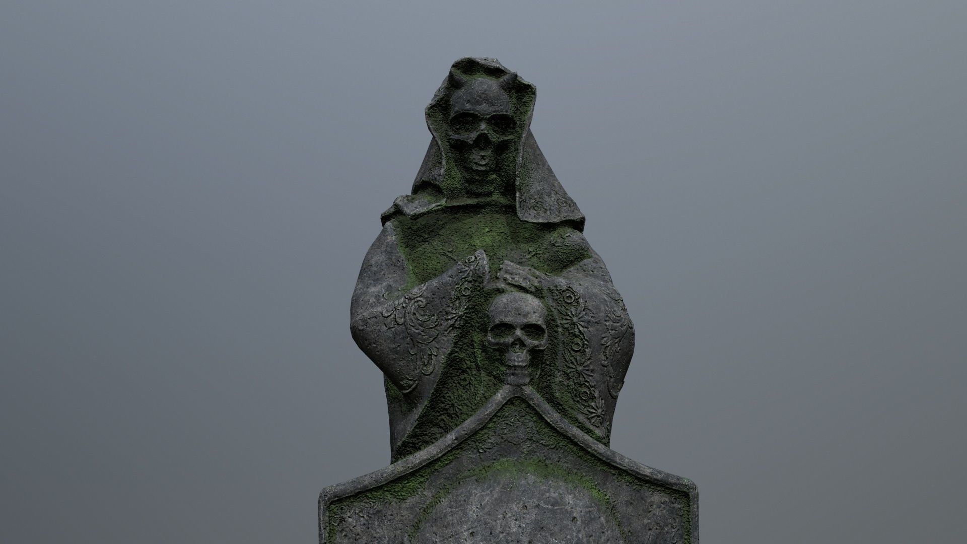 statue Low-poly 3D model_11