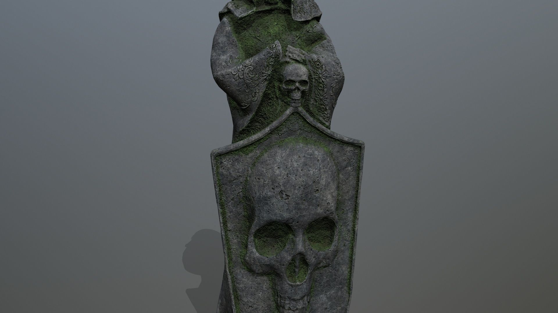 statue Low-poly 3D model_10