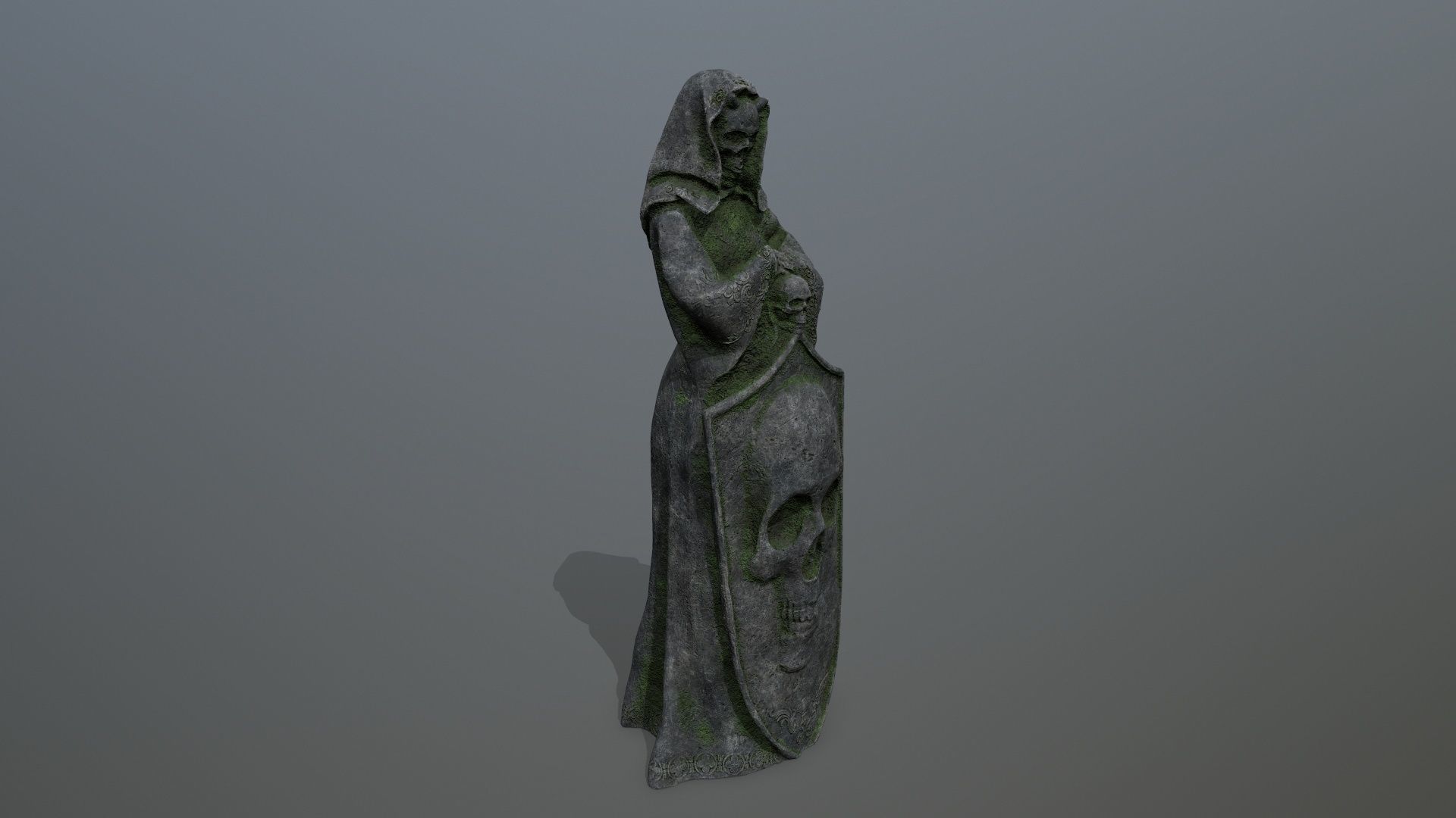 statue Low-poly 3D model_8