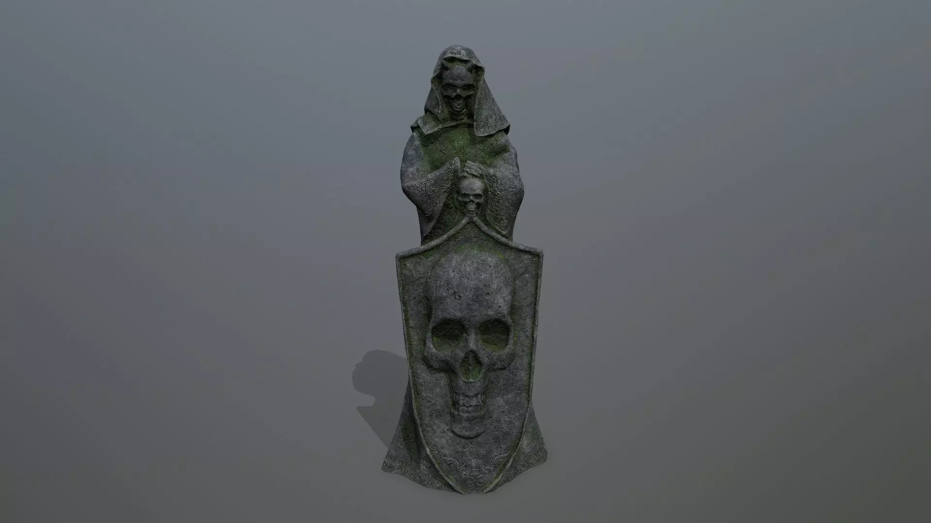 statue Low-poly 3D model_0