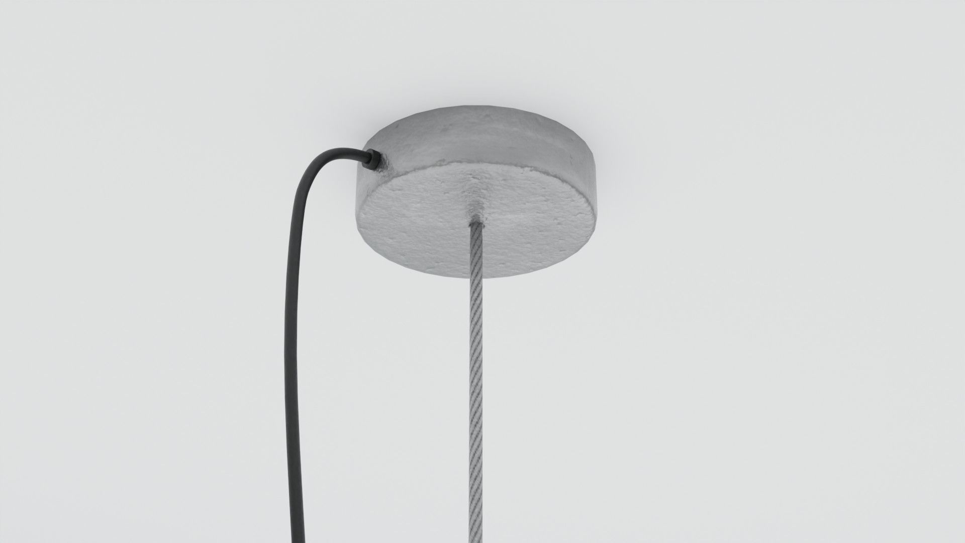 Old Vintage Industrial Light Fixture 3D model_6