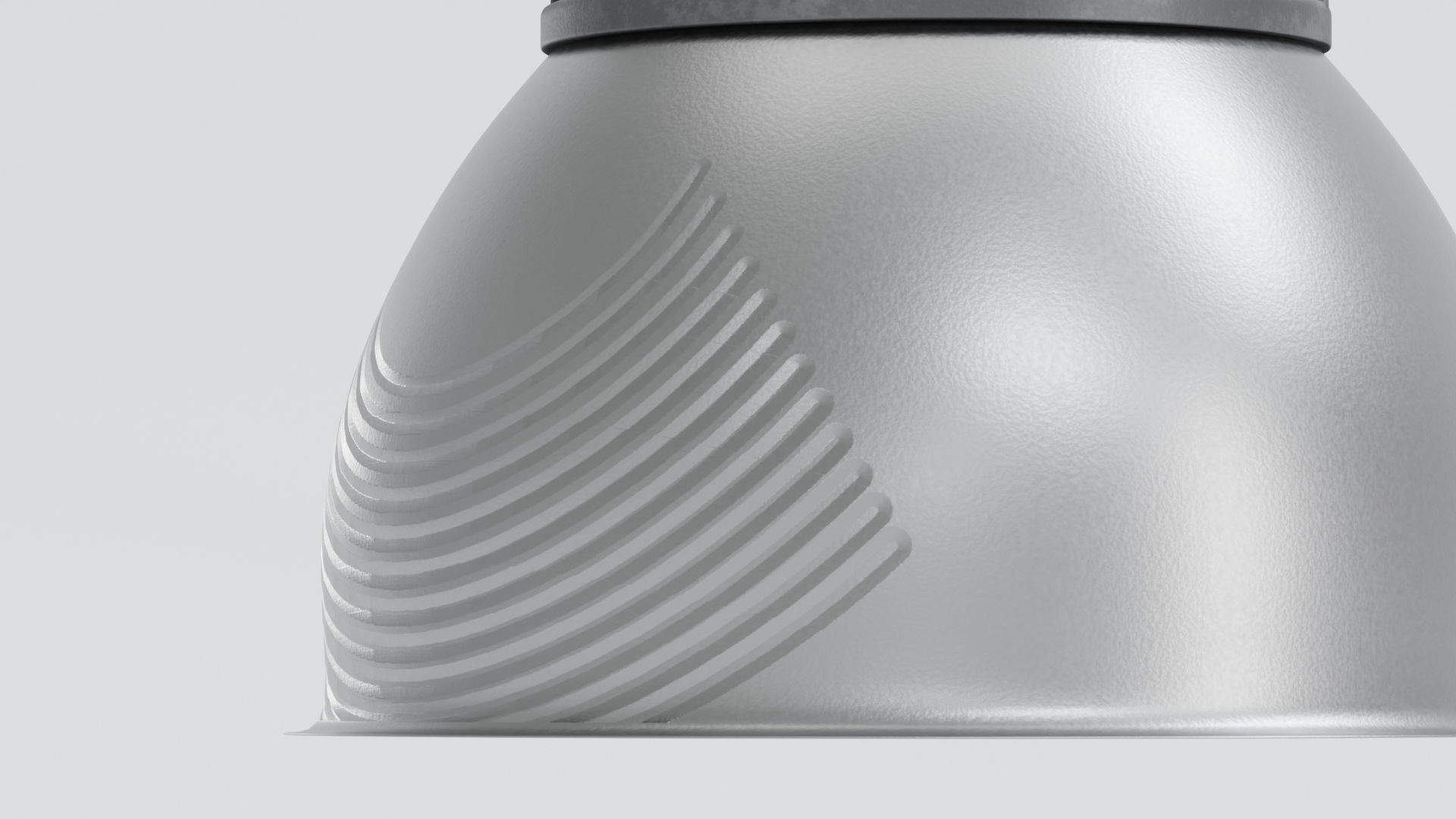 Old Vintage Industrial Light Fixture 3D model_5