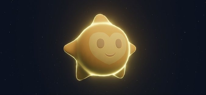 Wish Star Low-poly 3D model