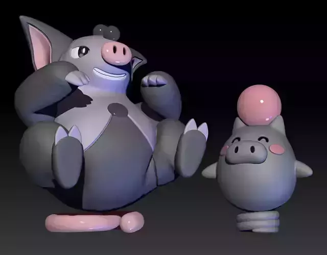 Pokemon Spoink Grumpig