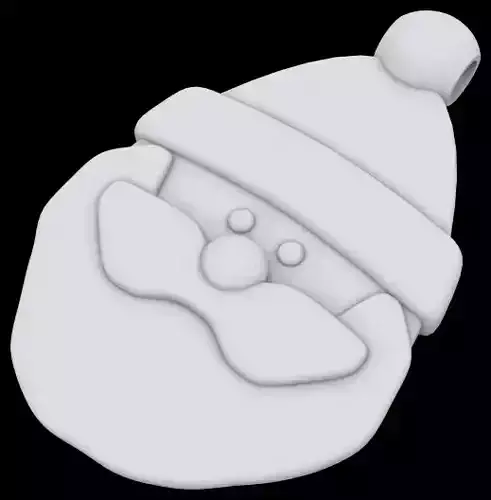 Santa ornament 5 3D print model