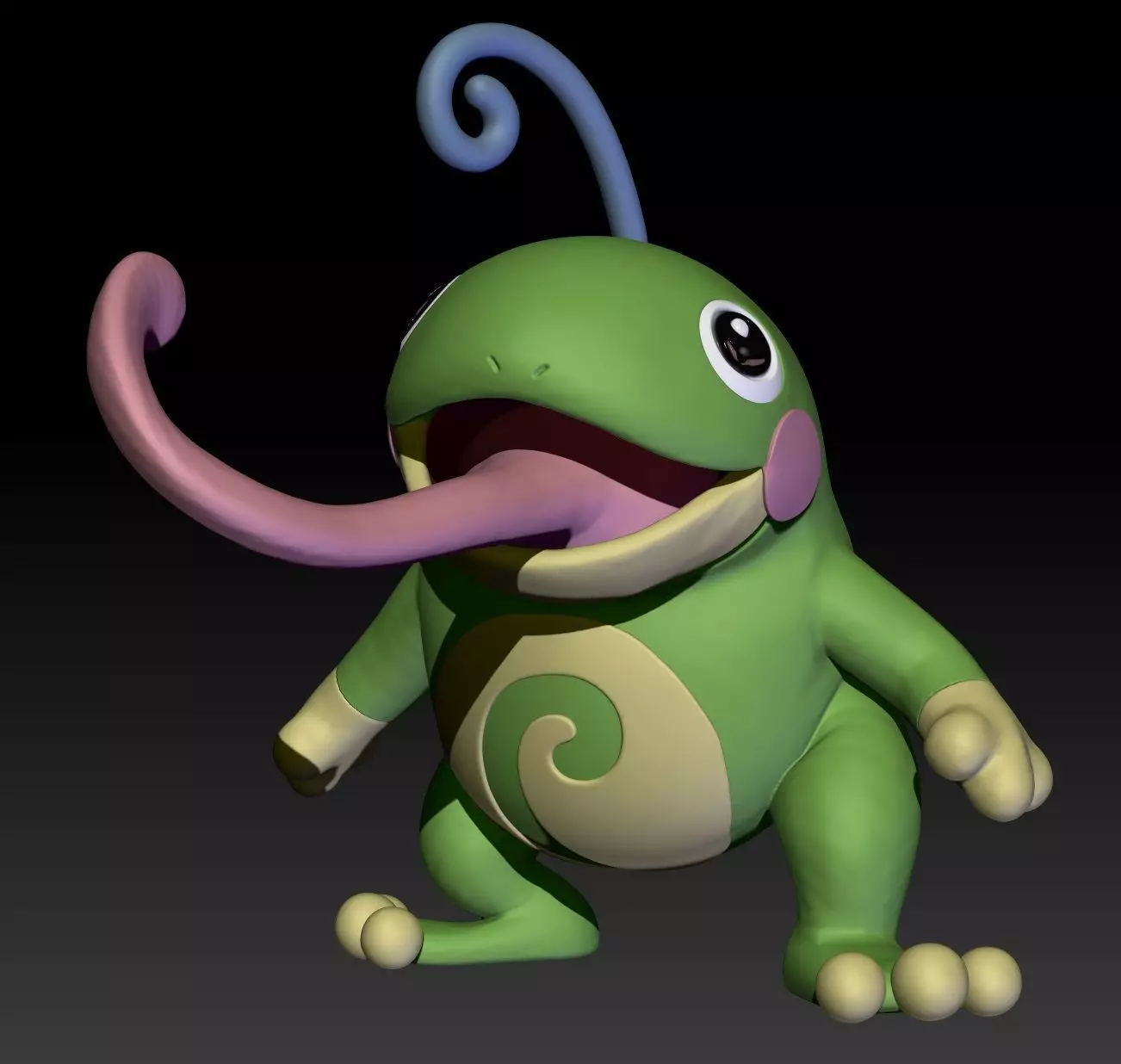 Pokemon Politoed 3D print model_0