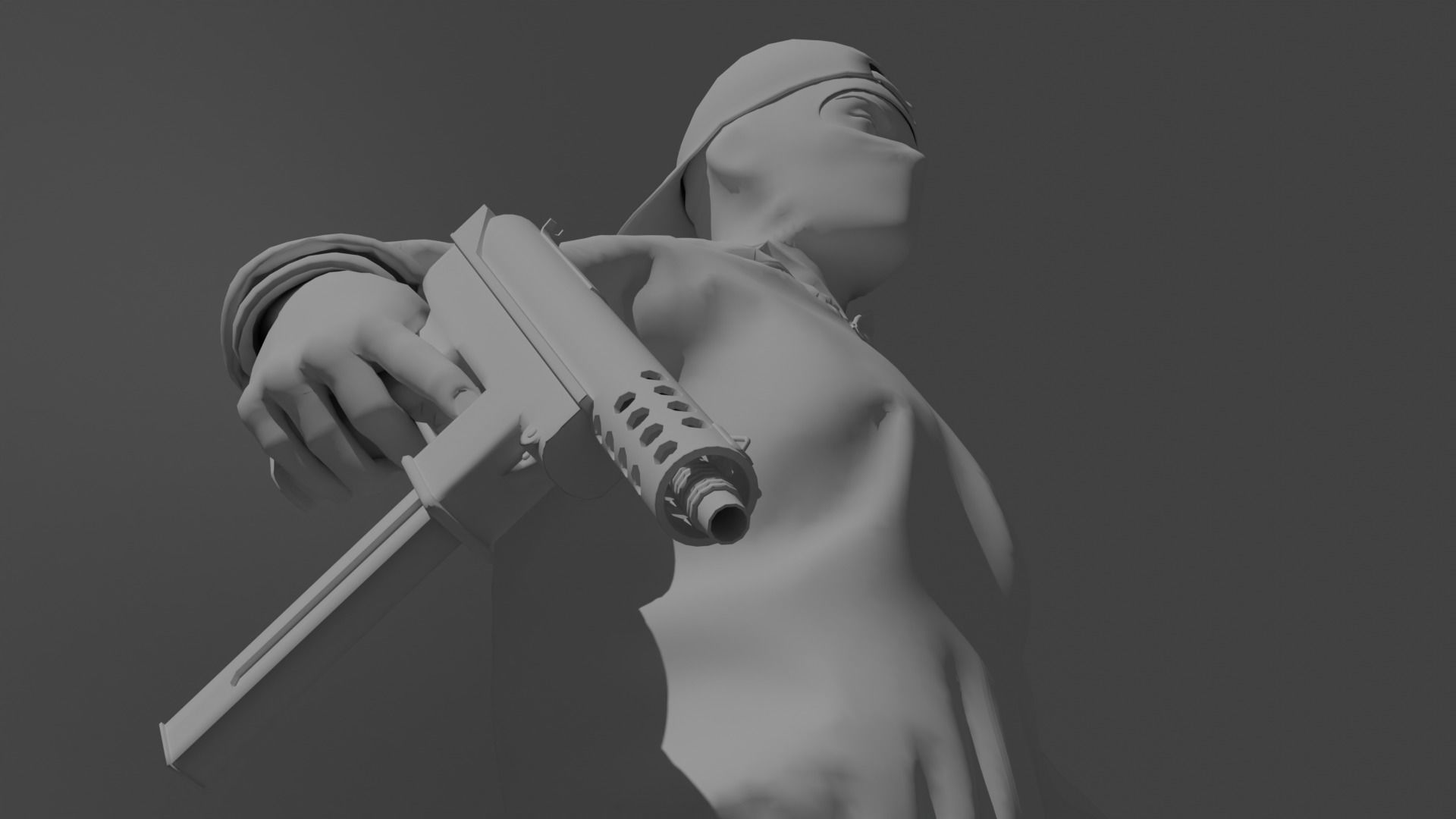 Gangmember  3D model_3