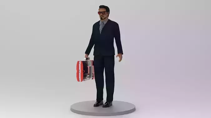 TONY STARK IN SUIT 3D print model