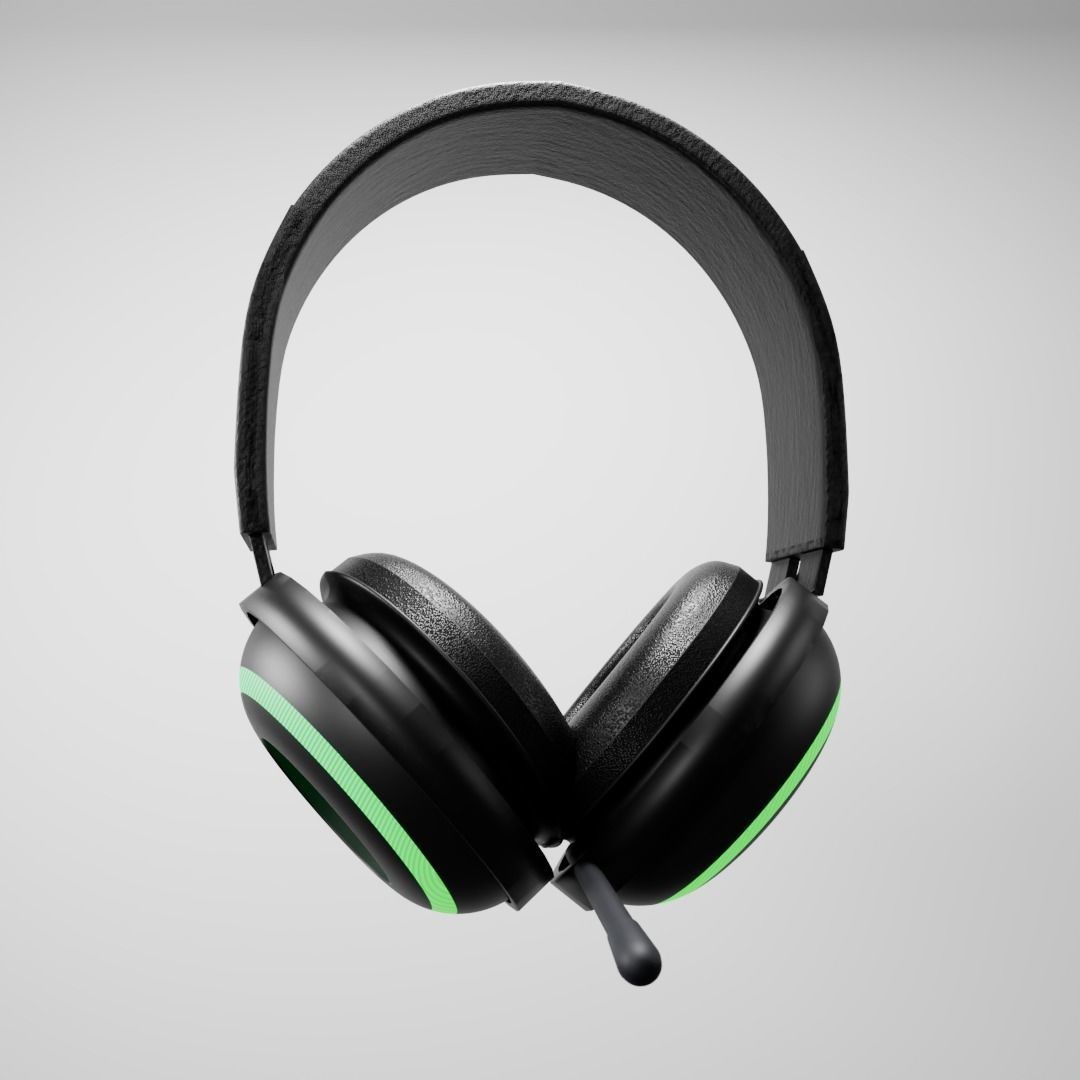 headphones 3D products 3D model_2