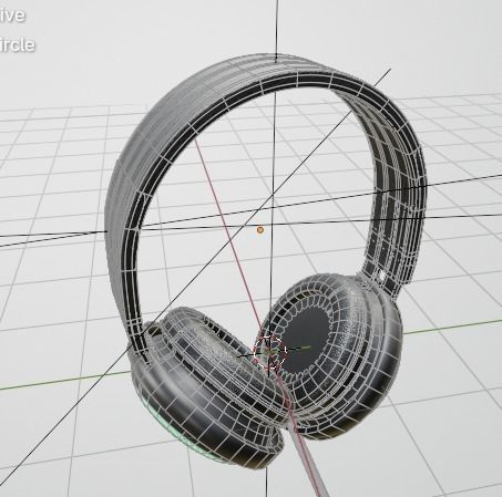 headphones 3D products 3D model_1