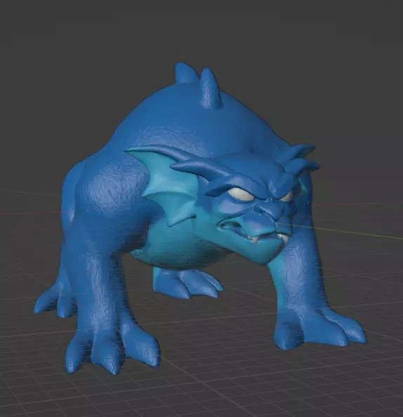 gargoyles bronx chomp demona clan 3D print model_0