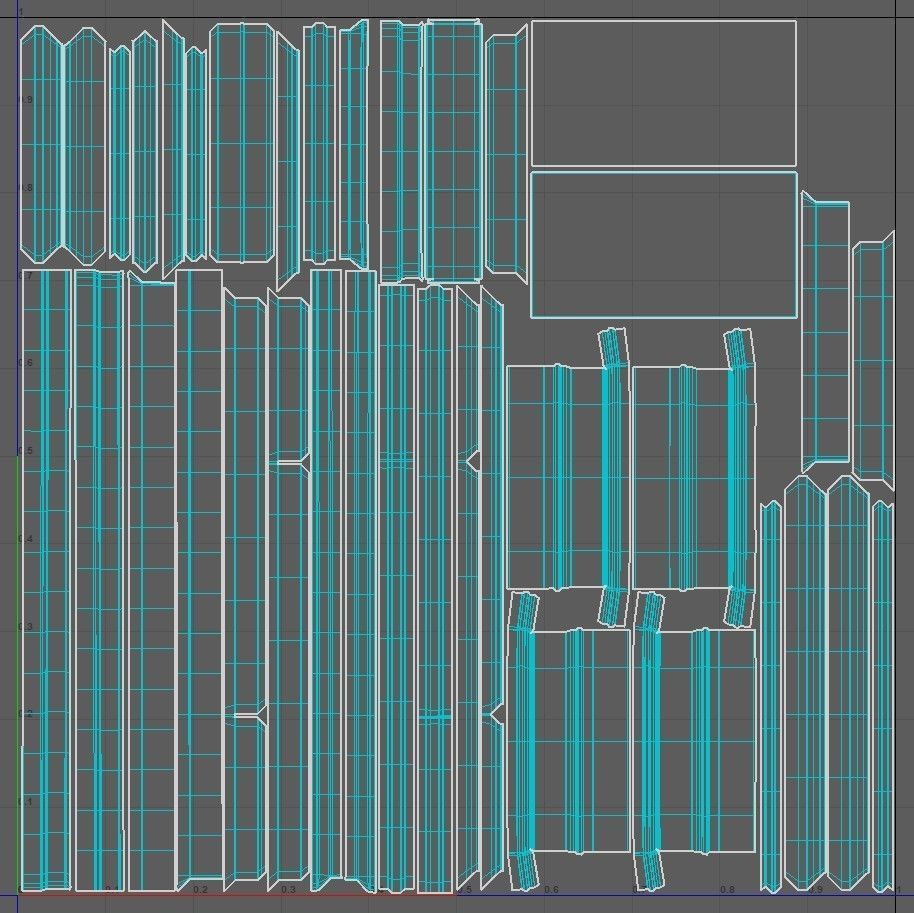Balcony Door 3D model_5