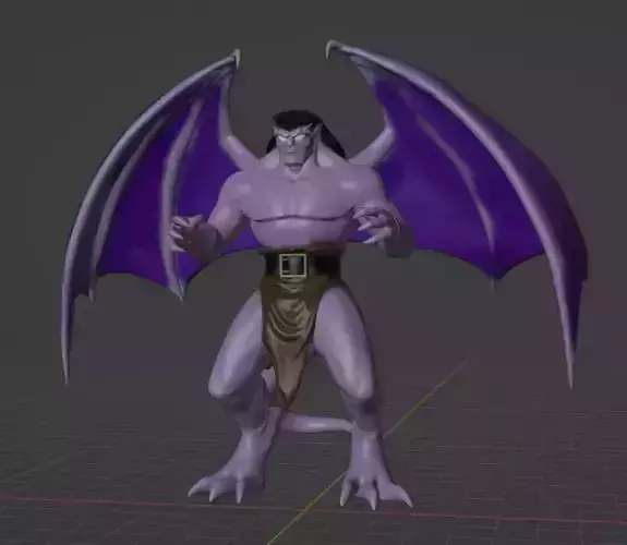 gargoyles goliath 3D print model