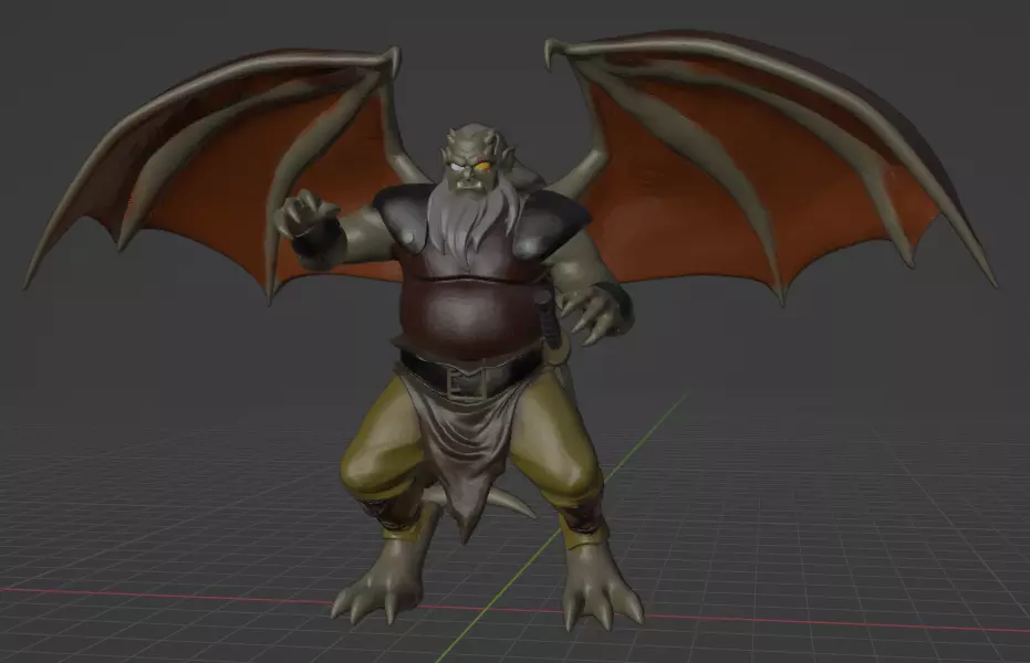 gargoyles hudson 3D print model_0