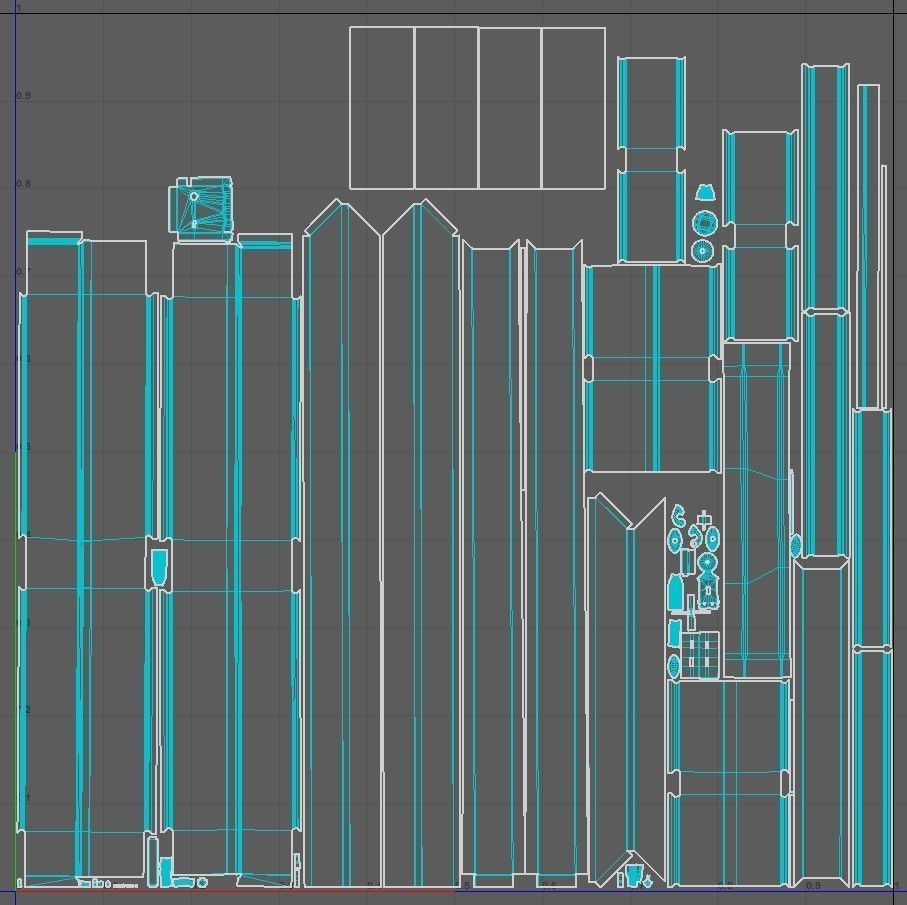 Glass Door 3D model_3