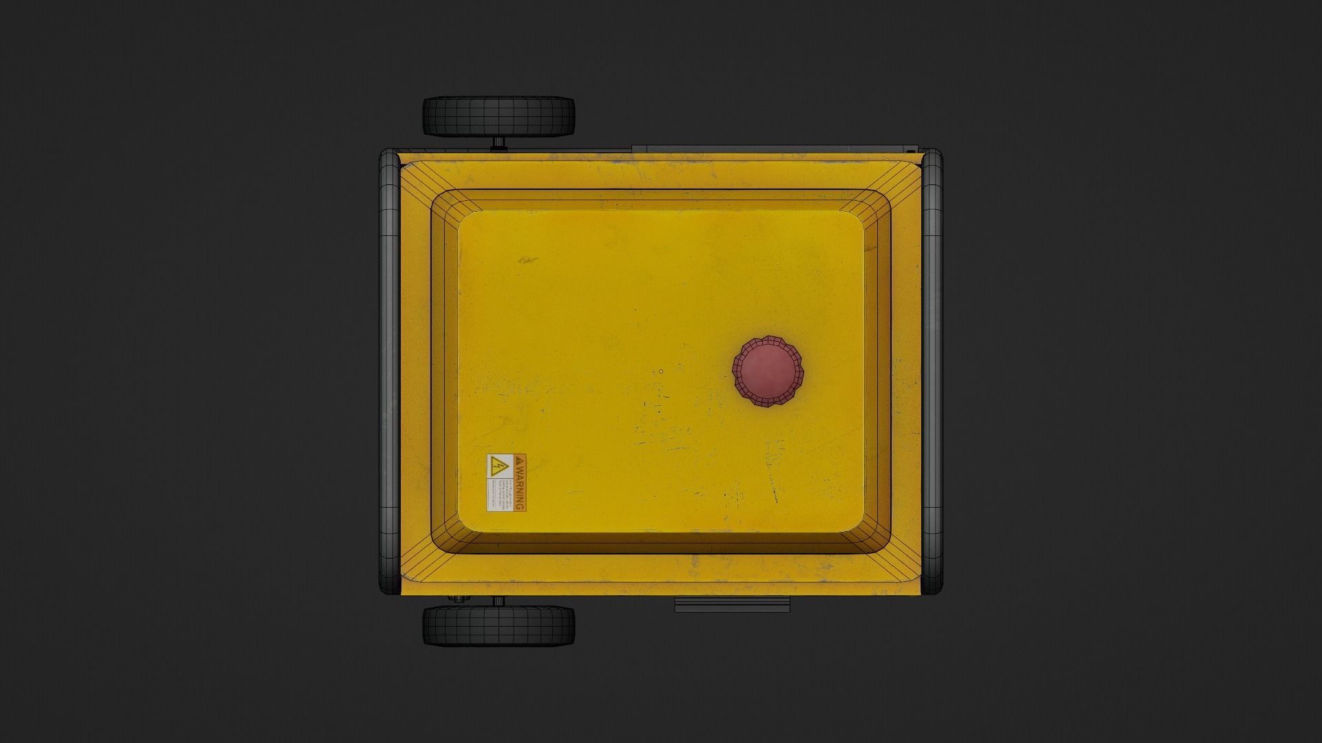 Electric Power Generator Low-poly 3D model_21