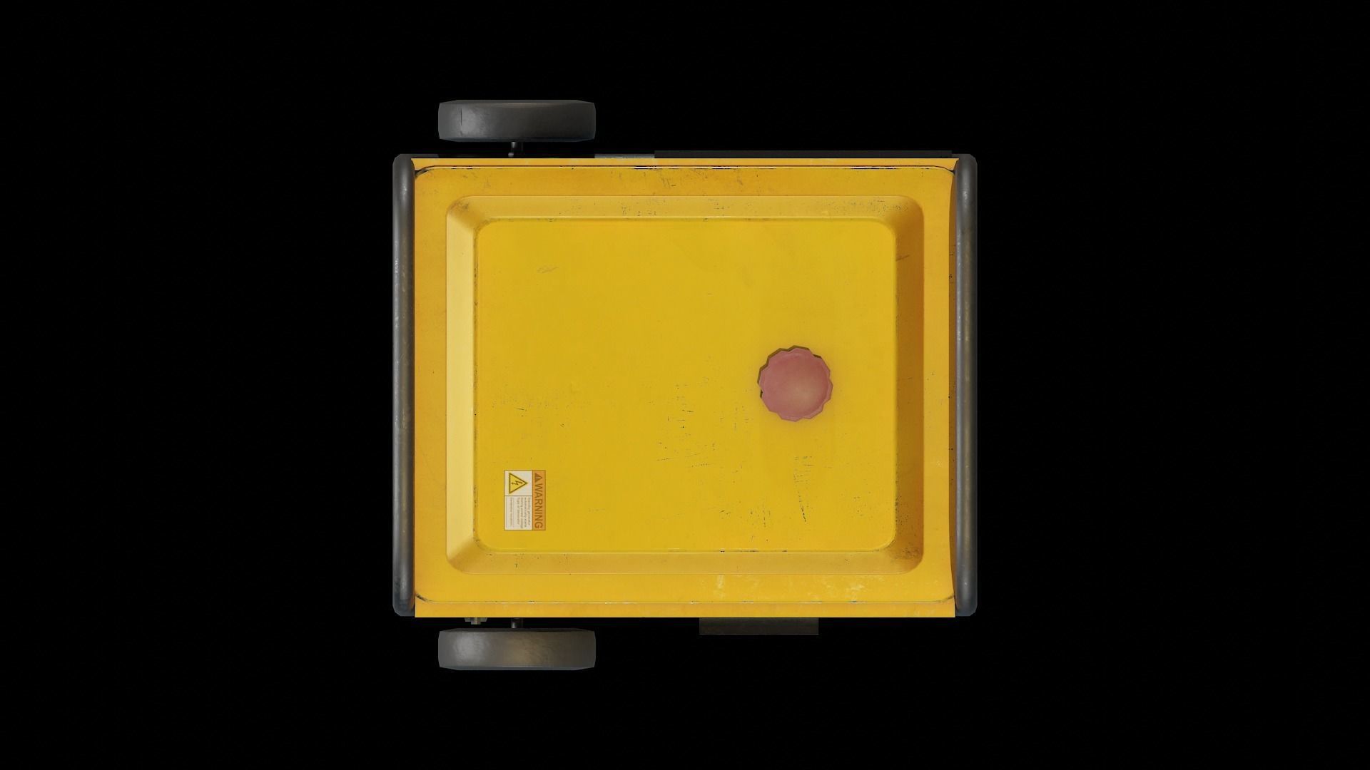 Electric Power Generator Low-poly 3D model_7