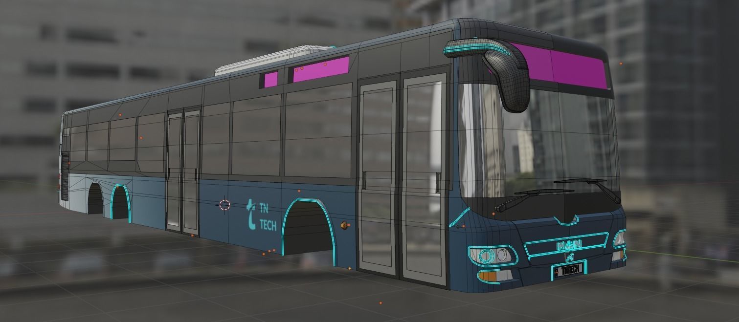 MAN Lions City 15m 3D model_2