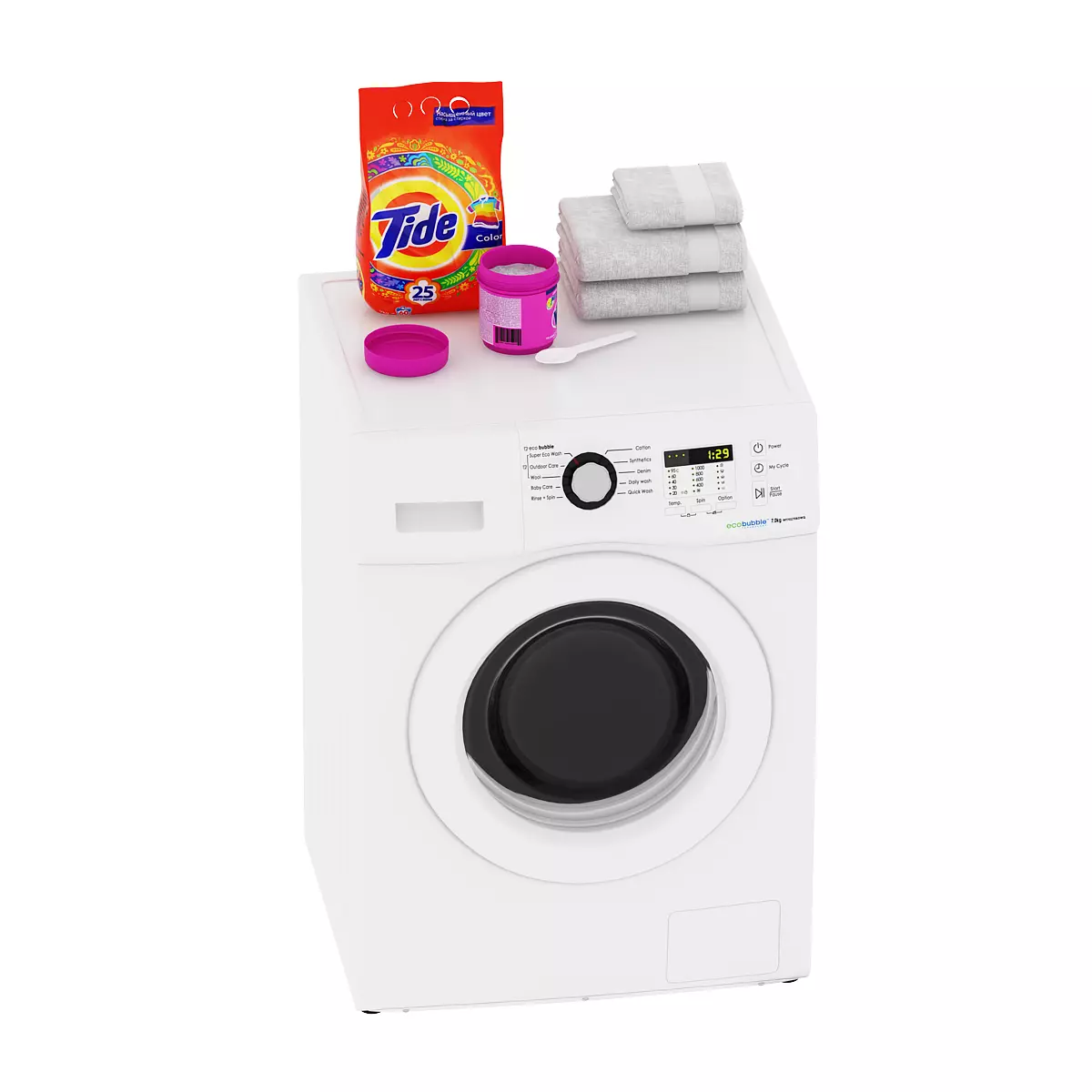 washing machine 3D model
